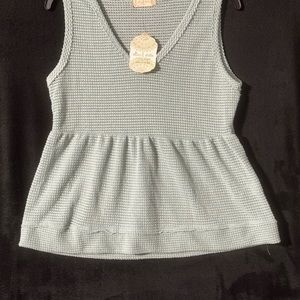 Altar’d State Sleeveless Sweater Peplum Style| Size Medium